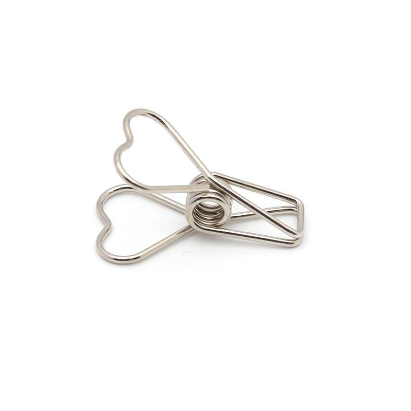 Cute Metal Creative Small Fish Clip Shape Cartoon Colorful Dovetail Clips Ins Girl Style Stationery File Organizer