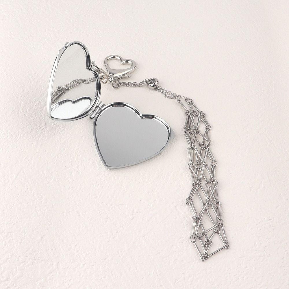 Stainless Steel Lip Balm Bag Key Chain Silver Color Lip Balm Keychain