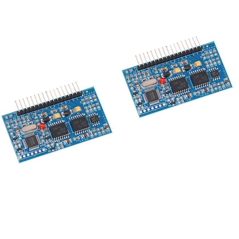 

A84E-2X 5V DC-AC Pure Sine Wave Inverter SPWM Driver Board EGS002 12Mhz Crystal Oscillator EG8010 + IR2113 Driving Module синій
