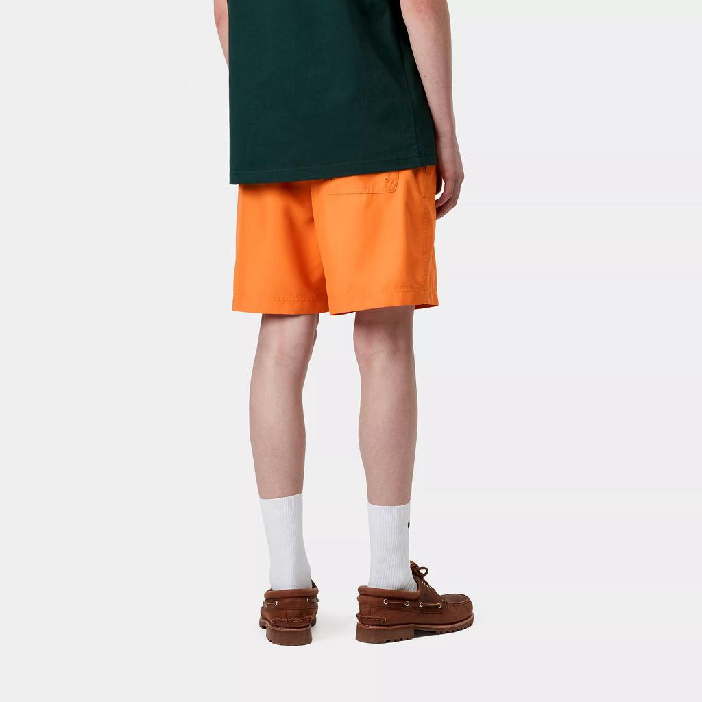 Carhartt WIP Chase Swim Trunks Mesh Lining Side Seam Pocket Logo Embroidered Swim Shorts Men swim trunks Orange I035062-2SB-XX