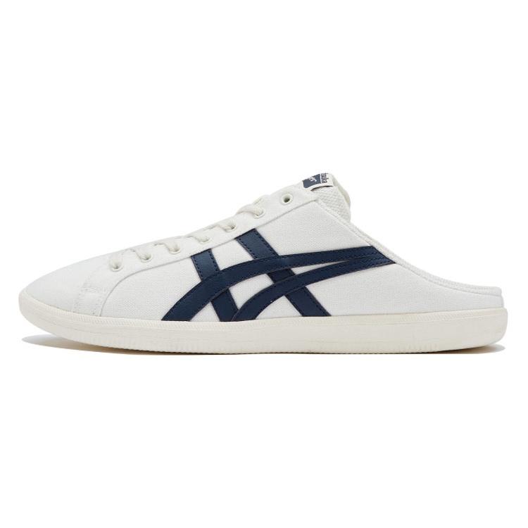 Onitsuka Tiger DD Trainer Sabot Cream White Blue Men s 1183B769-100 EU 43.5