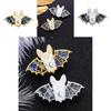 Adorable Cartoon Bat Enamel Pin Creative Halloween Badge Unique Fashion Accessory