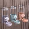 Plastic Feeding Product Dispenser Cage Hanging Feeder Pet Food Container Pet Bowls Drinker