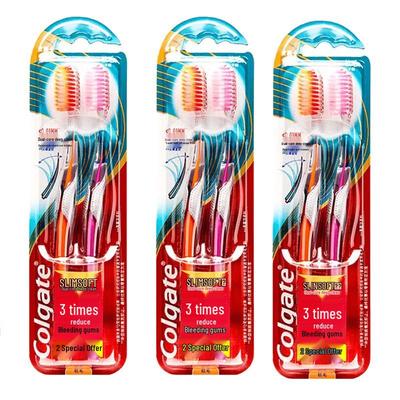 Slim Soft Dual Core Deep Clean Toothbrush 3-Pack