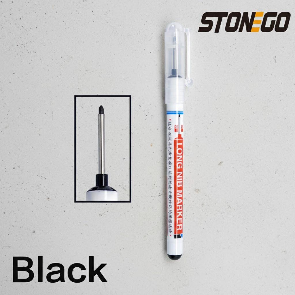 

20MM Multicolor Permanent Markers Woodworking Decoration Deep Hole Pens Office School Supplies Utility чорний