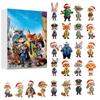 Zootopia Christmas Advent Calendar: Ornament Set with Acrylic Pendants