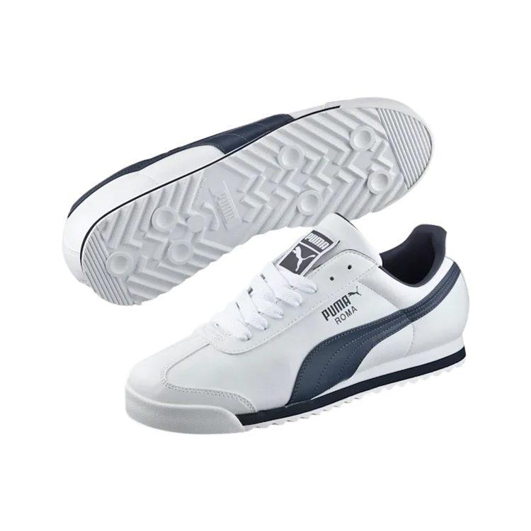 PUMA Roma Basic White Navy 353572-12