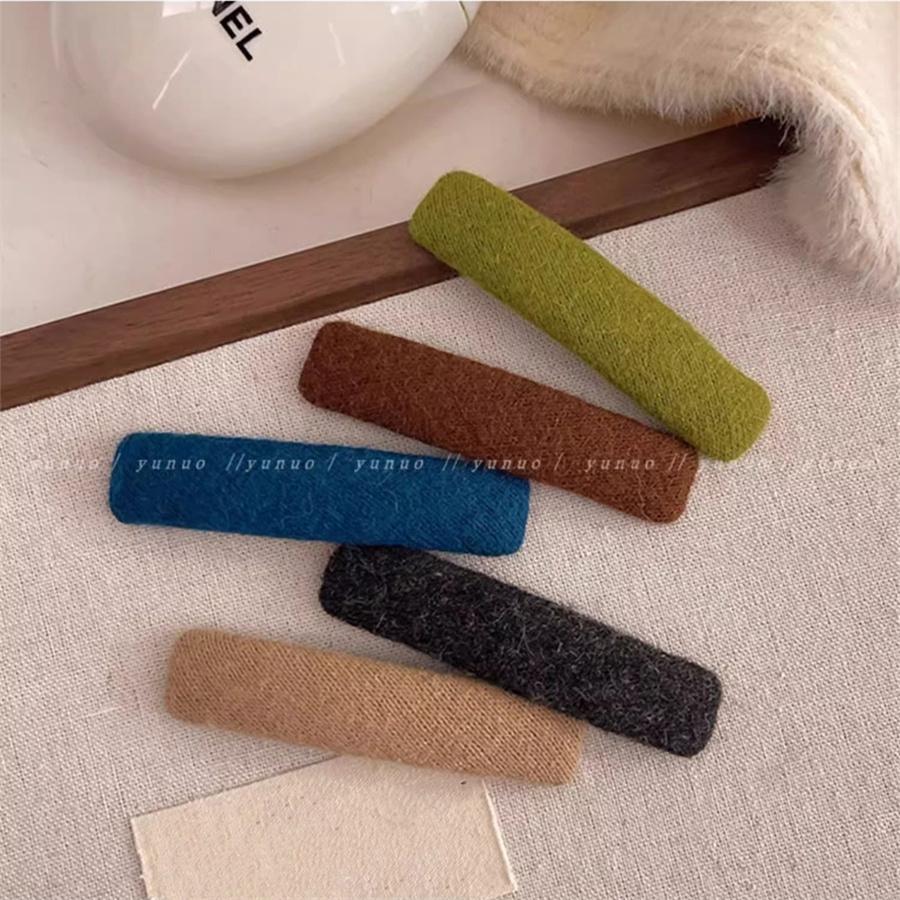 Korean Retro Fabric Hair Clip for Women and Girls, Side Clip, Bangs Clip, Headband, New BB Clip Hair Accessory Set