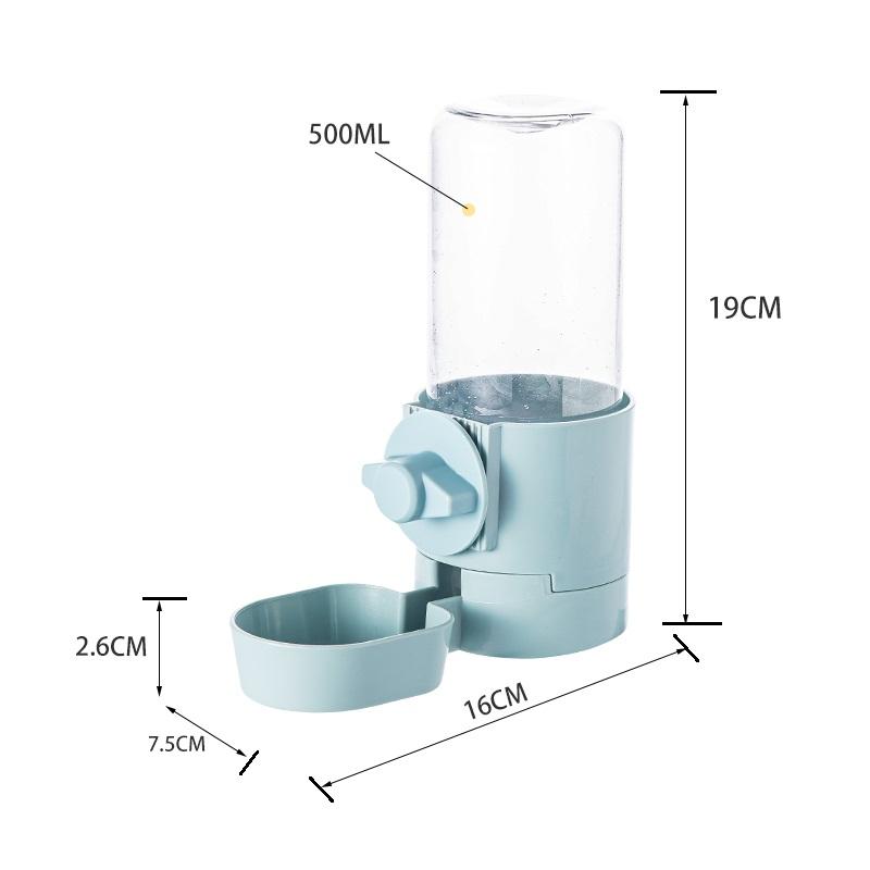 Pet Cats Dogs Drinking Fountain Feeder Pet Cage Hanging Bowl Food Container Water Feeder Dispenser For Puppy Cats Dogs Rabbit