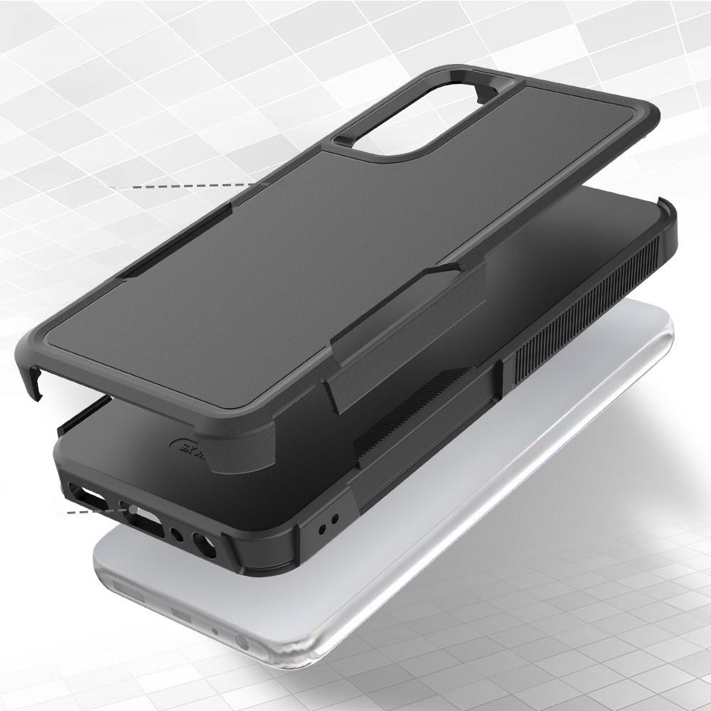 Armored Case for Samsung Galaxy A05s 4G, Dual Shockproof, Black