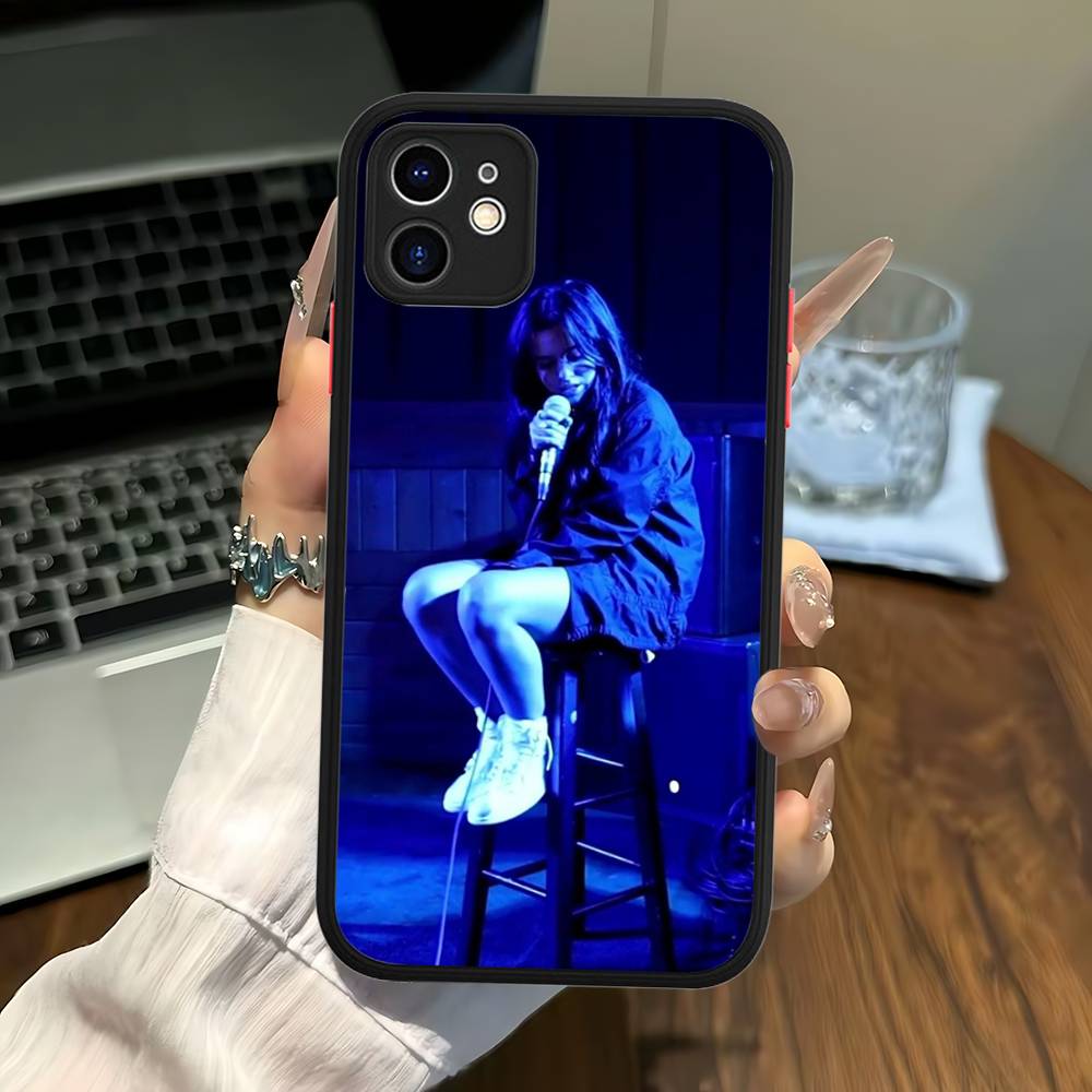 Singer Jessie Murph Phone Case For IPhone 16 15 14 13 12 11 Pro Max Plus X XS MAX Black Matte Phone Fundas iphone 15 plus
