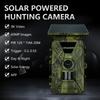 WiFi Hunting Camera Solar Trail Camera 8K 60MP WiFi Wildlife Hunting Camera IP66 Waterproof Outdoor Night Vision Game Camera