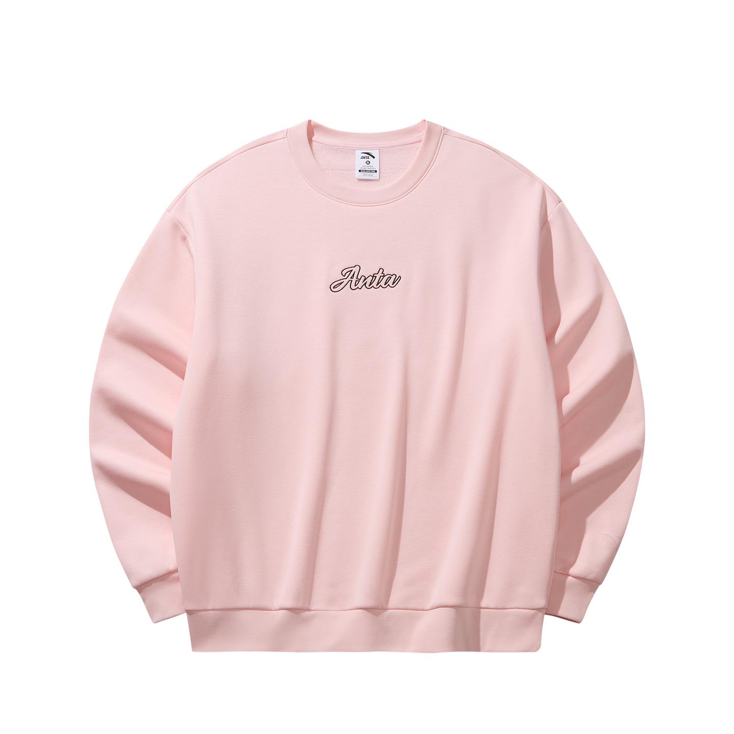 Anta Sweatshirt Unisex Apricot Blossom Pink 972618704N-2 S