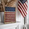 Independence Day Home Wall Hanging Flag Wall Hanging  Patriotic Decoration Wooden Crafts