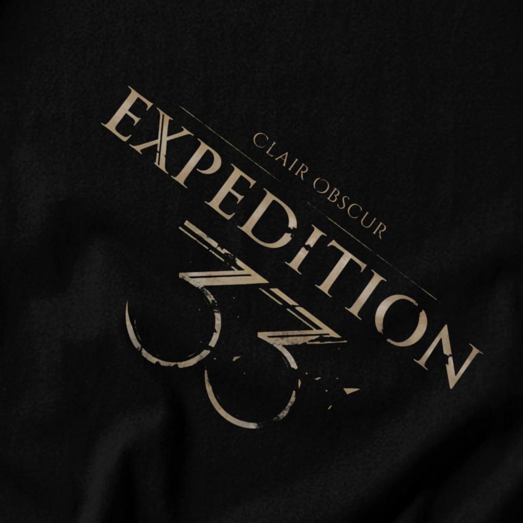 Men T Shirt Clair Obscur Expedition 33 Video Game Idea Y2K Graphic Tees Unisex Clothing T Shirts