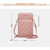 Wellvie Classy Women's Smartphone Shoulder Bag with Multi-Layer Pockets, Multi-Purpose Smartphone Pouch, and Multi-Purpose Smartphone Pouch,