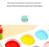 Children's Gouache Watercolor Finger Paint Tray Set