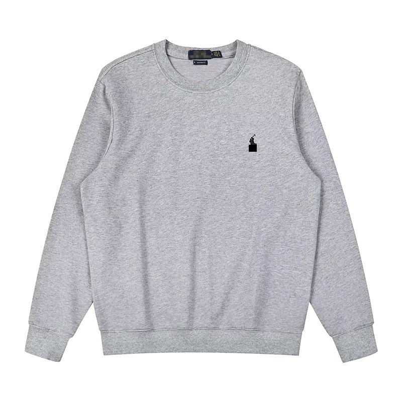 Unisex Pure Cotton Long-Sleeve Thin Autumn Casual Polo Hoodie - Solid Color