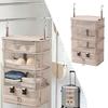 Hanging Travel Shelves Bag Travel Pouch for Household Hotel Bedroom Portable Hanging Travel Shelves Bag Packing Cube