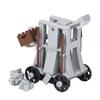 Military Series MOC Bricks Middle Ages WW2 Artillery Catapult Siege Compatible With Figures Adult Building Blocks Kids Toys Gift