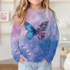 Top Unisex per Bambini Stampa Cartoni Animati Carino Manica Lunga Morbido Comodo Top Uomo Donna