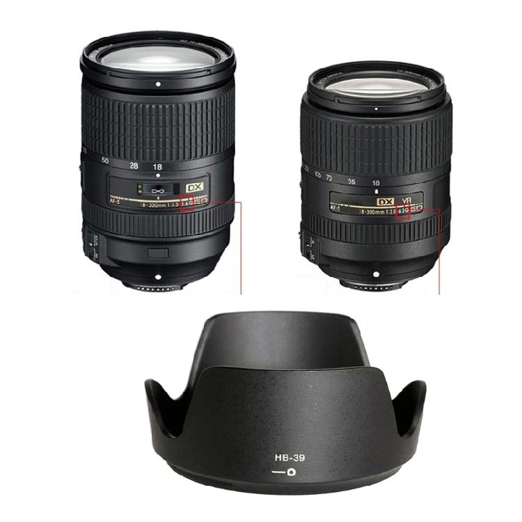 HB39 Protective Lens Hood for S 16-85mm f3.5-5.6 G 67mm Lens Minimizes Glares and Prevents Fingerprints