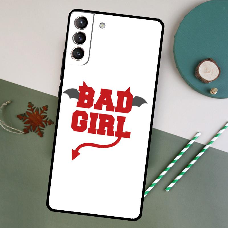 Good Bad Girl Best Friend Phone Case For Samsung Galaxy S25 S20 S21 S22 S23 S24 S26 Ultra S10 Plus S25 FE Back Cover