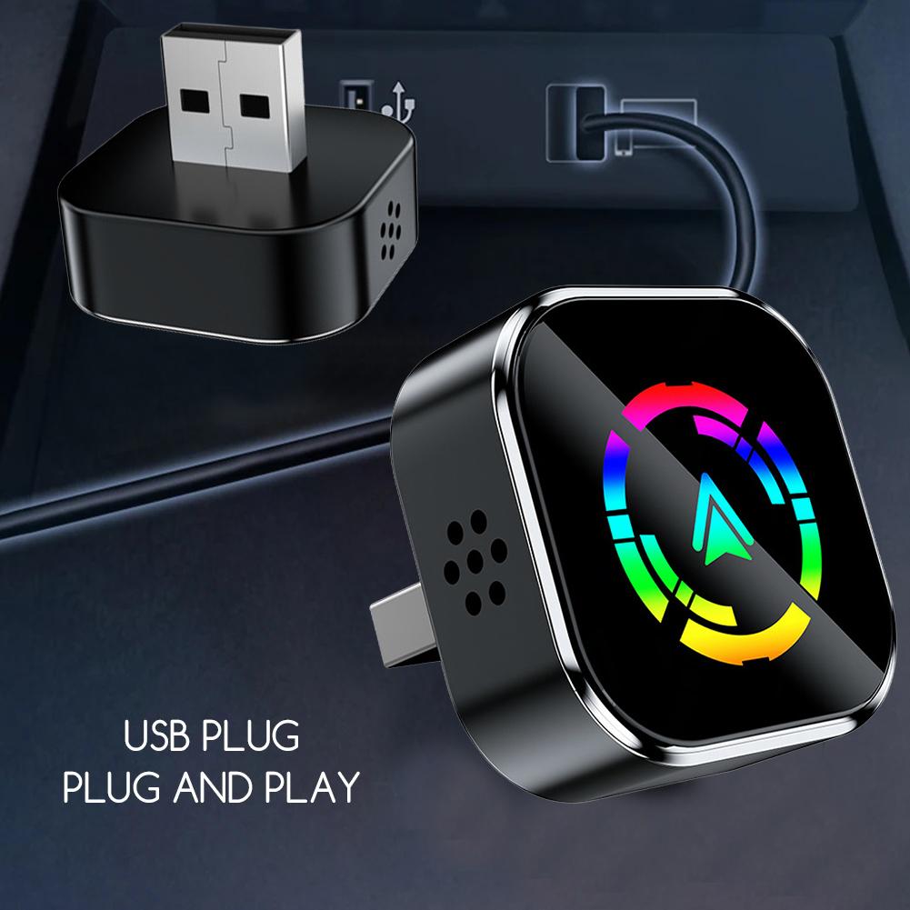 Wireless Android Auto Adapter With Voice Control Function Wear-resistant For All Cars Interior Accessories