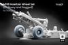 M198 155mm Howitzer Wheel Set X 1 Set Each Plastic Model Parts SCXWM35038C Scale-X 1/35 (Unloaded, Self-Weight Deformed) (For Trumpeter) (Cannon)