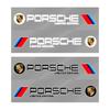 2pcs Auto Side Body Sports Sticker Decals Car 3D Stickers Car Accessories  For Porsche 911 918Spyder 928 944 968 Boxster Cayenne Macan Panamera