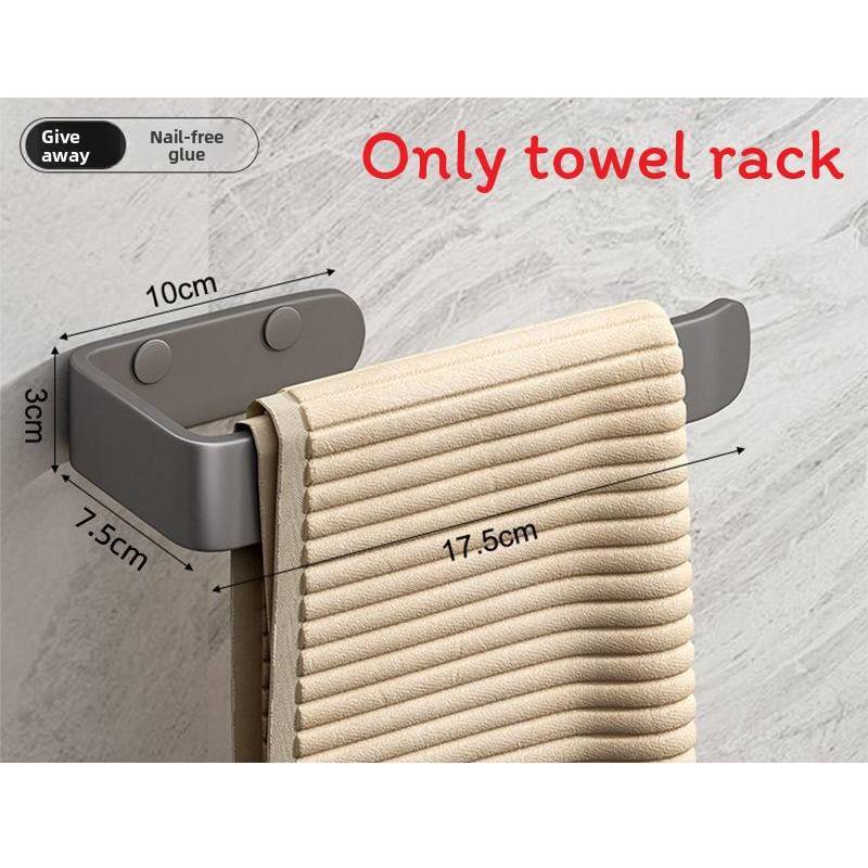 Modern Minimalist Aluminum Towel Bar For Hotel Bathroom With Antibacterial Coating