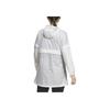 Adidas Alphabet Print Zip-Up Long Sleeve Windbreaker Jacket Women Outerwear White HY4699
