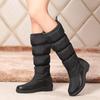 Women's Snow Boots Are a Must In Winter. Warm and Comfortable Plush Casual Low-heeled Mid-tube Boots
