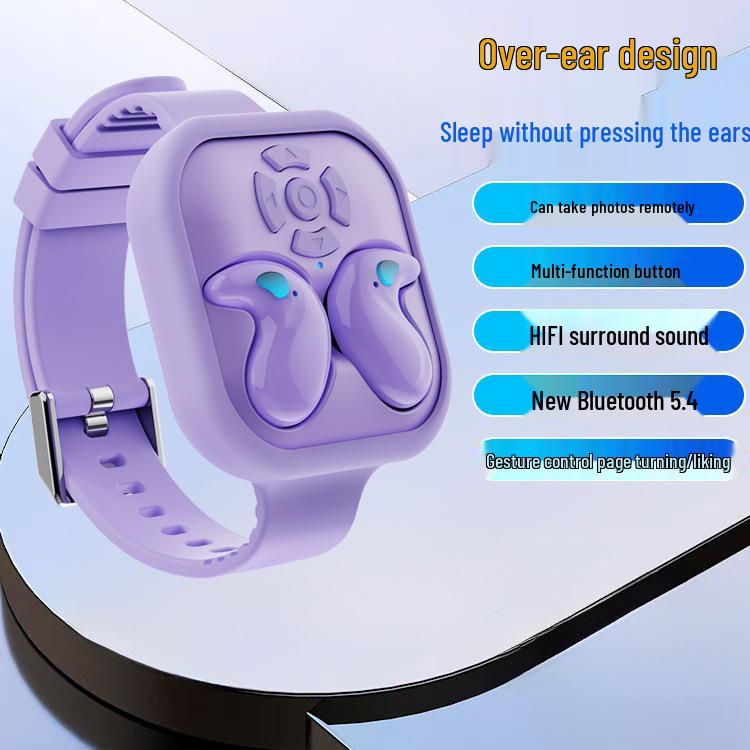 LY9 Wireless Bluetooth Sleep Headphones with Remote for E-book Page Turning, Selfies, and Video Recording