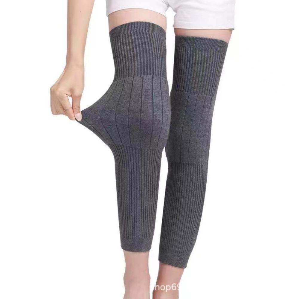 

Protector Knee Brace Pads Cashmere Wool Knee Warmers Hight Quality Wool Kneepad Knees сірий