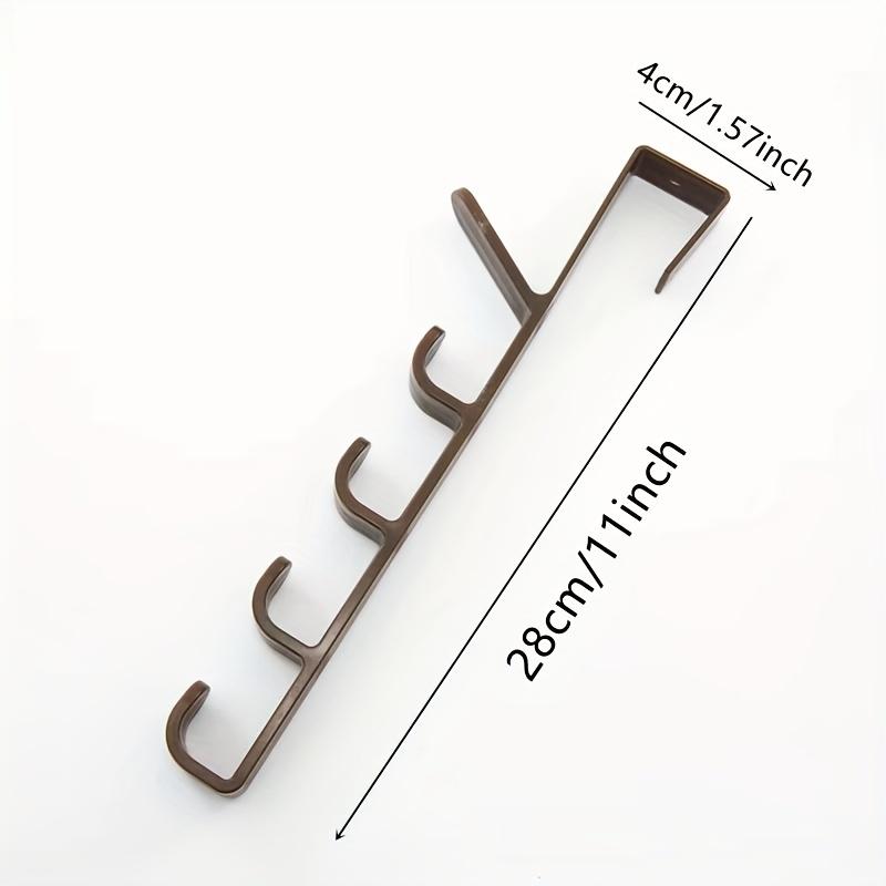 Dveřní hák přes dveře Háček Úložný prostor Závěsný stojan Háček na zavěšení oděvů Háček na oblečení Společná místnost Kuchyň Koupelna Ložnice Dveře pokoje