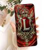 For Xiaomi Poco M3 Case Cover Luxury A-Z Letters Fashion Crown 2D Painted Bumper For PocoM3 M2010J19CG M2010J19CI Casing