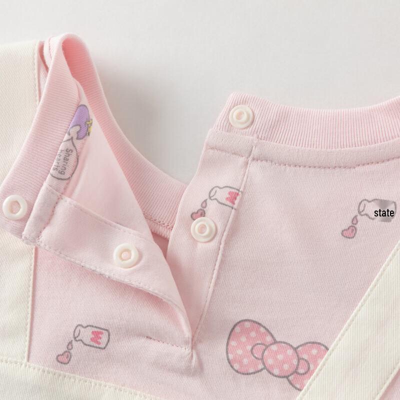 DAVE & BELLA Hello Kitty Collaboration Girls' Faux Two-Piece Dress
