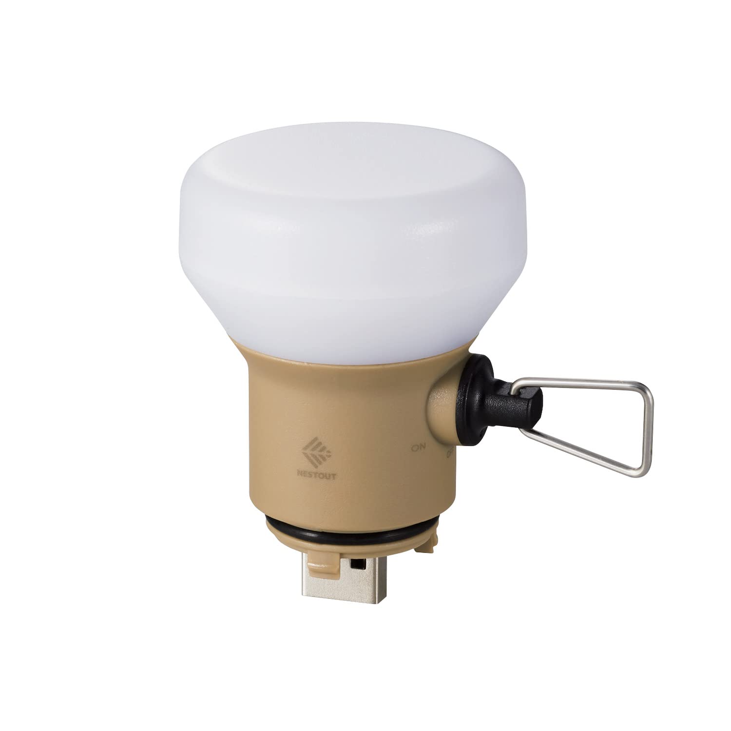 

ELECOM LED Lantern NESTOUT LAMP-1 with Dedicated Gear, MAX 300lm, Sand Beige, DE-NEST-GLP01BE