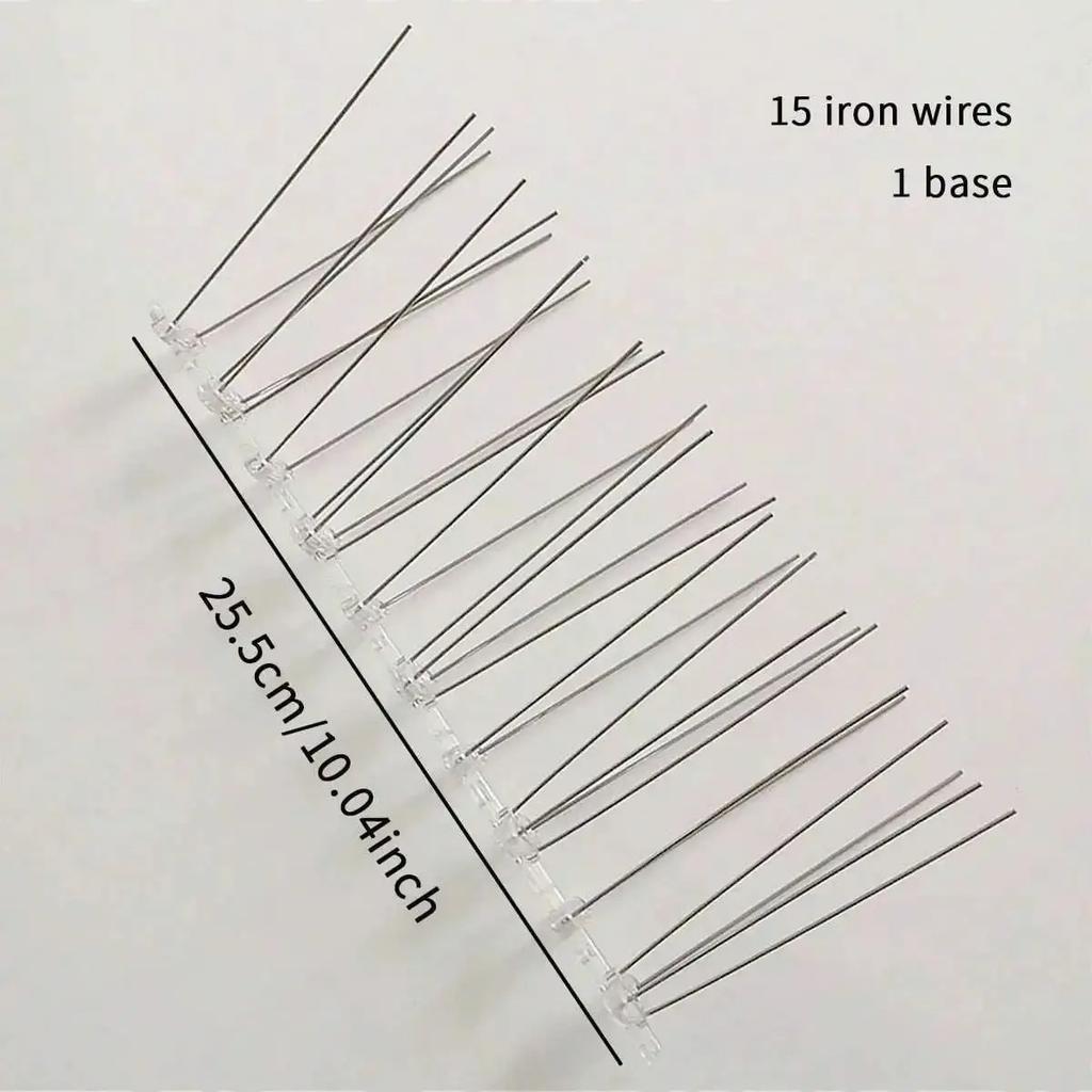 Kolce na gołębie Stal nierdzewna Odstraszacz ptaków Zestaw Odstraszający Anty ptak Gołąb Wiewiórki Koty Odstraszacz na ogród Płot Dach