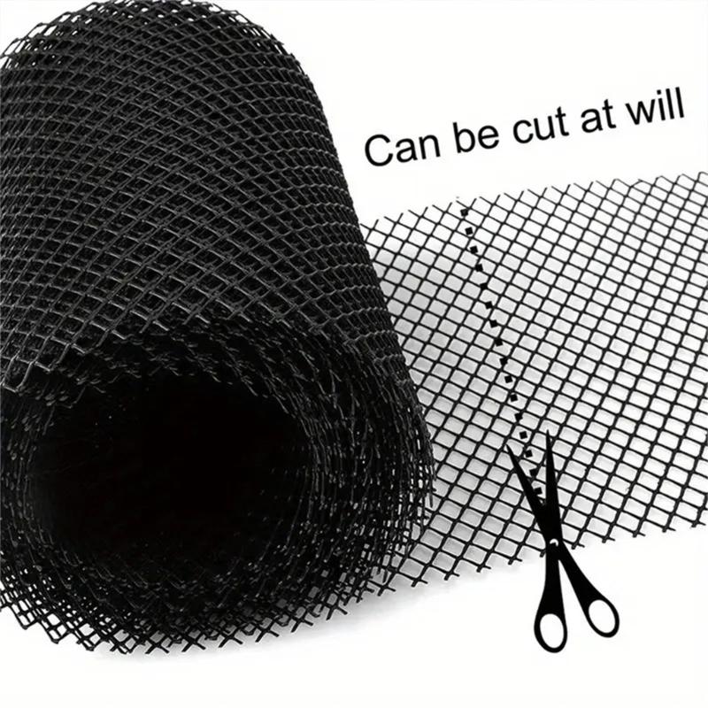 Gutter Protection Mesh with Fixed Hooks Roof Gutter Guard Filters Grid Fence for Outdoor Garden Drains Supplies