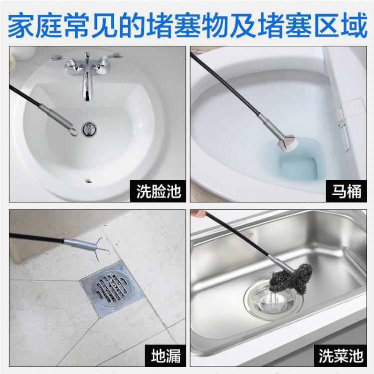 160cm-300cm Flexible Hand Tools 4 Claws Sewer Pick Up Tool Long Reach Spring Grip Grabber Home Tools