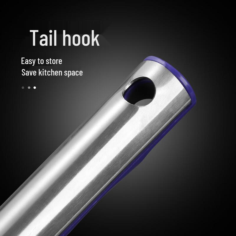 Stainless Steel Anti-Scald Hot Pot Soup Ladle with Hook