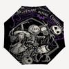 Nightmare Before Christmas Themed Automatic Opening and Closing Umbrella, Brightly Colored 8-rib Portable Umbrella, Suitable for Men and Women, A Perf