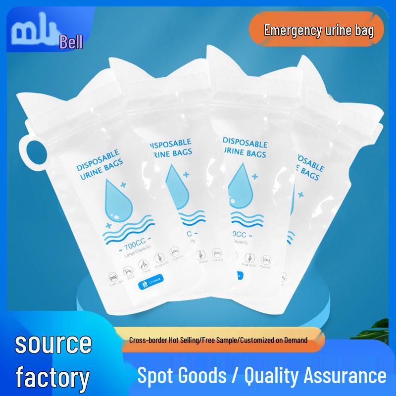 Taşınabilir Sızdırmaz Unisex Acil Durum İdrar ve Kusmuk Torbası