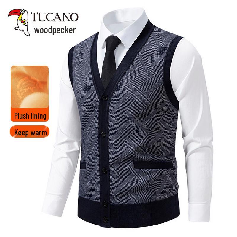 

TUCANO Men s V-Neck Cardigan Vest 125