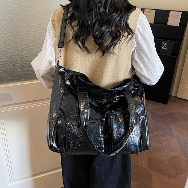 Large Capacity Women's Bag Commuter Tote Bag Shoulder Crossbody Bag