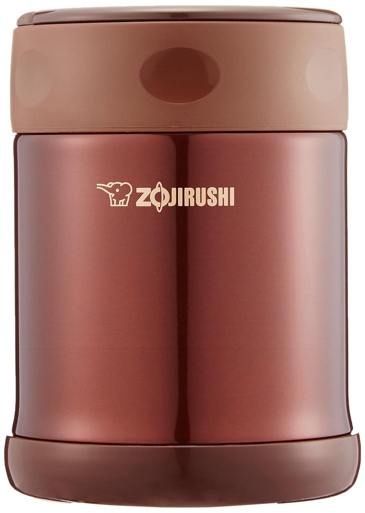 ZOJIRUSHI Stainless Steel Food Jar, 350ml, Demi-Glace, SW-EE35-TD