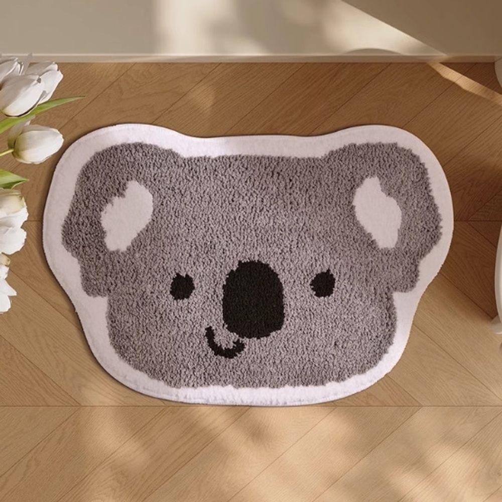Bathroom Imitation Cashmere Floor Mat Cartoon Bathroom Waterproof Bedroom Living Room Dirt-Resistant Rug Home Decoration