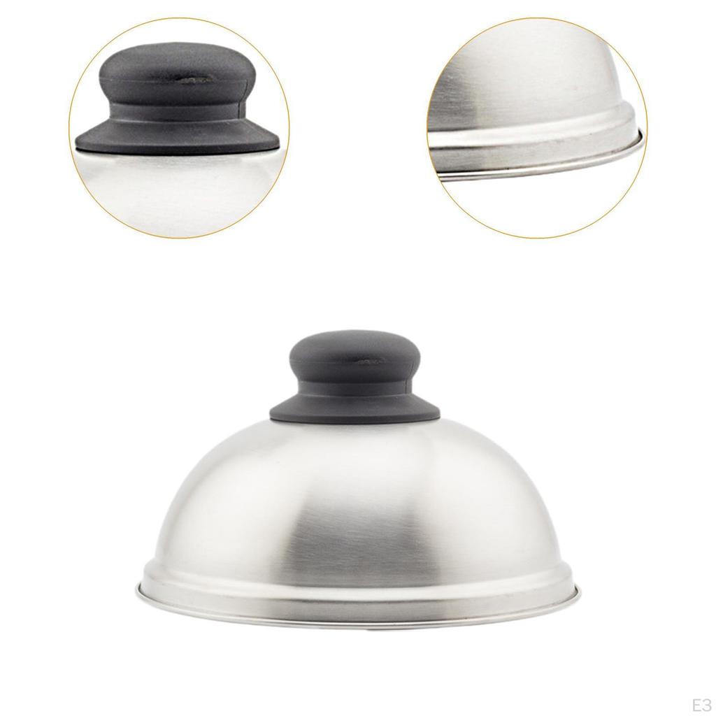 Kryt na burger sýrový tavící kupole nerezový pro dušení pro vnitřní i venkovní použití